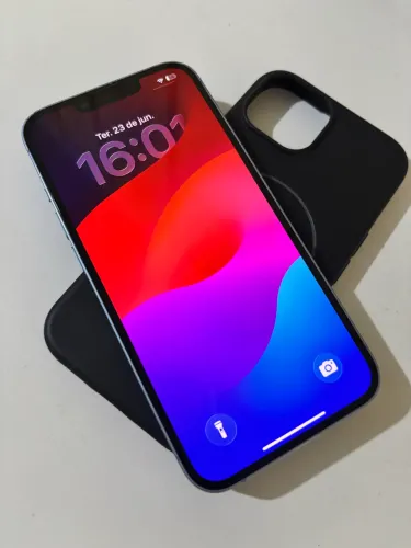 VENDO OU TROCO IPHONE 14 128 GB CAPA E CABO IMPECÁVEL