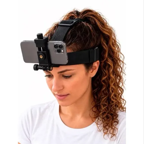 Suporte de celular para cabeça