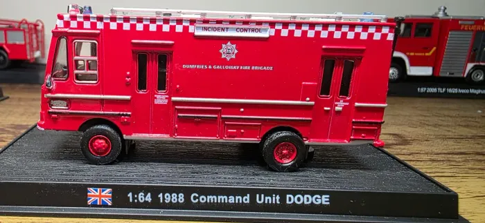 MINIATURA DODGE COMMAND UNIT 1988 | CAMINHÃO DE COMANDO DOS BOMBEIROS | DEL PRADO