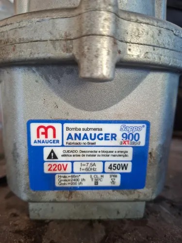 Bomba Anauger 900 - 450W 220V