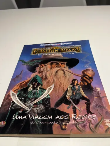 Livro Raro de RPG - ADVANCED DUNGEONS & DRAGONS - Os reinos esquecidos - Forgotten Realms