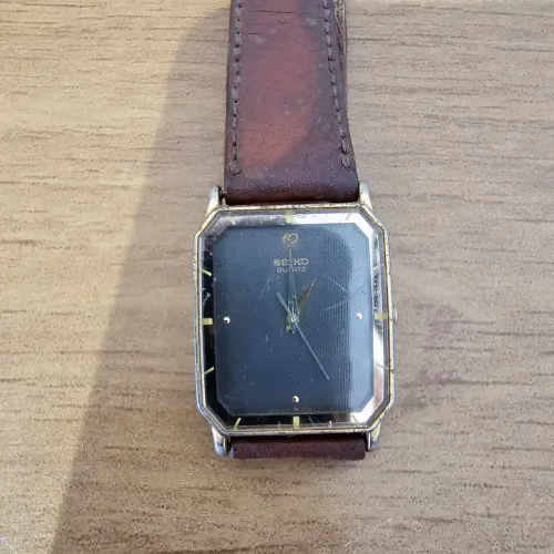 Relógio Seiko Quartz | 5Y30-5100 | Vintage | Japonês | Dress Retangular