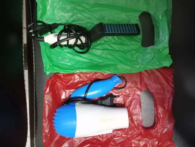 Prancha de cabelo+secador portatil 