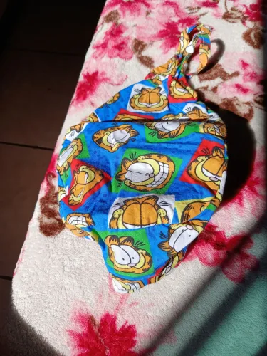 Touca garfield para esteticista dentista cozinheira etc