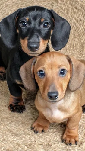 Basset salsicha mini Teckel aceito cartão 