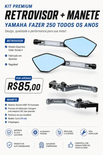 Retrovisor & Manete Esportivo