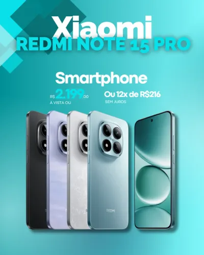 MAIS BARATO DA REGIÃO!? Xiaomi Redmi Note 15 Pro 256GB 8GB Lacrado Versão Global