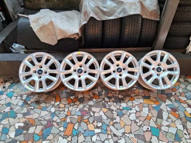 Jogo de rodas de liga leve aro 15/4 furos originais Ford Ka Fiesta Eco Spot e outros 