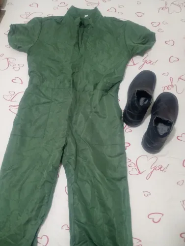 Macacão masculino G bota Vonder 44 bico de ferro, macacão top novinho ideal para serviço