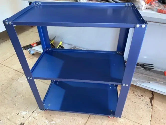 Carrinho P/ Oficina Reforçado com Rodinhas 66 x 35 x 80 altura