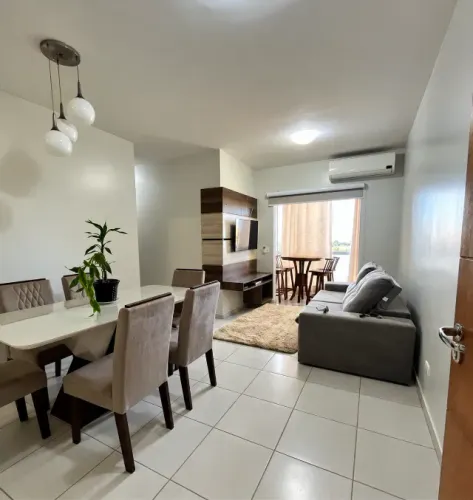 Apartamento com 3 quartos mobiliado, climatizado e com área de lazer no Veredas do Madeira