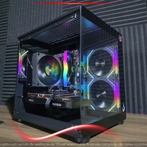 PC Gamer Ryzen 5 5600 RX 6600 XT 16GB 500GB NVMe ARGB