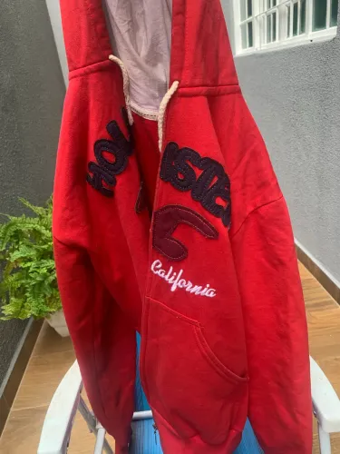 Moletom Hollister Vermelho Masculino - Usado