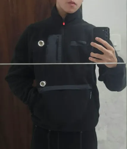 Jaqueta Nike X Travis Scott CACT.US Corp quartel zip, tamanho P