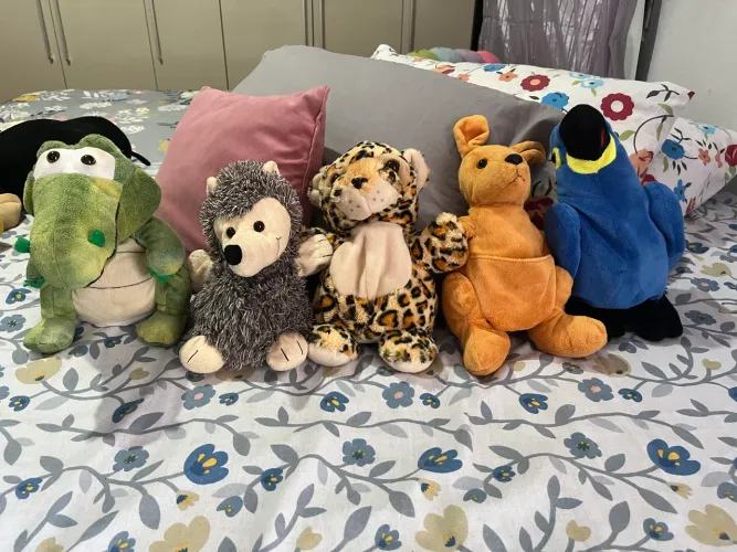 VENDO POR UNIDADE:por 30 reais pelúcia da cacau show