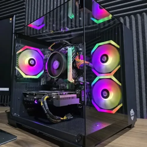 PC Gamer Ryzen 5 5500 + RTX 3060 12GB + 16GB RAM + NVMe 500GB