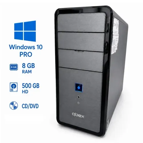 Computador Cpu Qbex2 8gb Ram | 700gb Hd CD/DVD - Win10 Pro