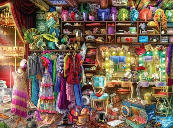 Quebra-cabeça Puzzle 1000 peças  Aimee Stewart Backstage at the Theater