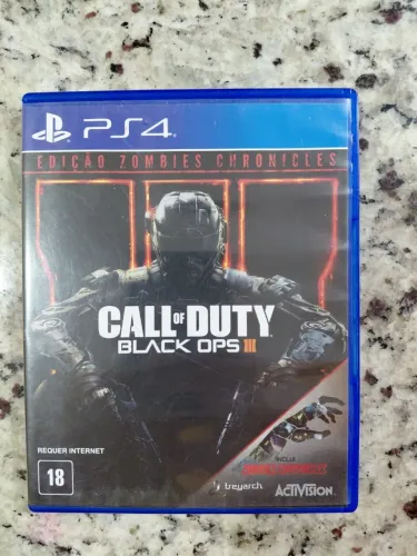 Jogo Call Of Duty Black Ops III para videogame PS4