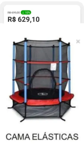 Cama Elástica Pula Pula 1,40 m para CRIANÇAS = BRINQUEDO NOVO.