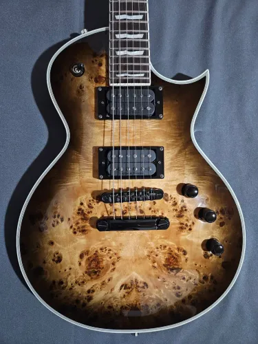 ESP LTD EC1000 Burled Black Natural Burst