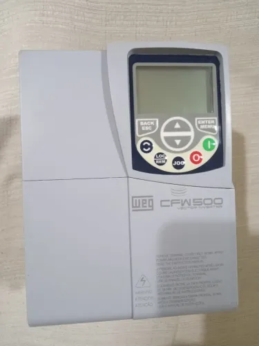 Inversor de frequência Weg CFW500 7.5CV 220V trifásico 24A