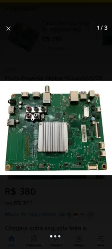 Placa principal tv philips 55pug6513/78