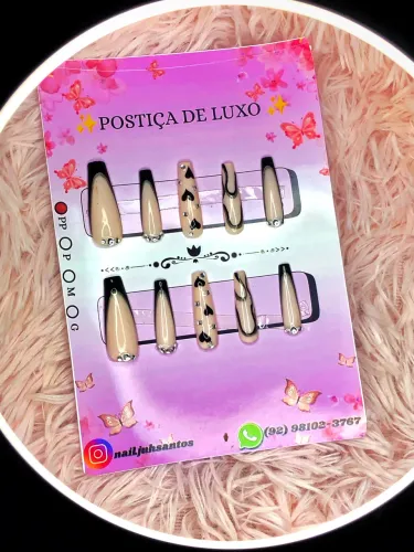 POSTIÇA DE LUXO~PRONTA ENTREGA