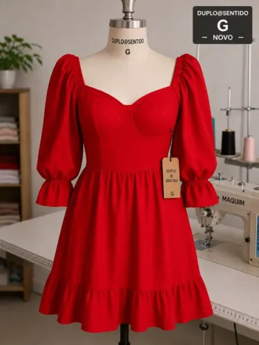 Vestido Novo ,  tamanho G marca duplo@sentido
