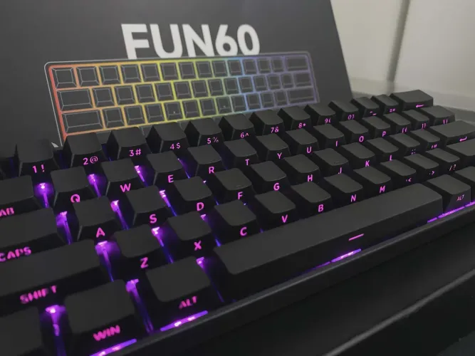 Teclado Magnético Gamer Fun60 Pro Black