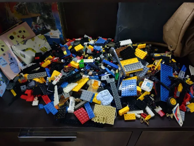 2kg Blocos de montar tipo lego compatível