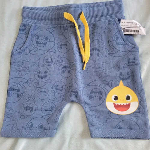 Bermuda do Baby shark - com etiqueta (NOVA)