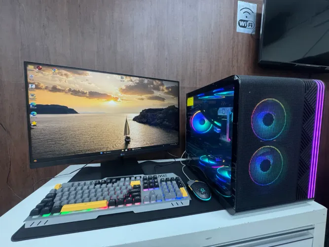 Pc gamer completo NOVO com GARANTIA