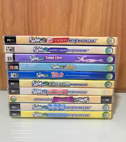 Jogos The Sims 2 para PC - R$ 30 cada ou R$ 250 o lote completo!