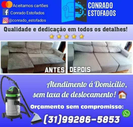 Lavagem de estofados, colchão, cadeiras, tapete, bancos