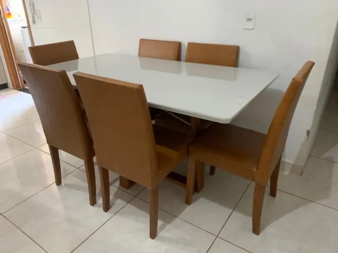 Mesa nova madeira maciça