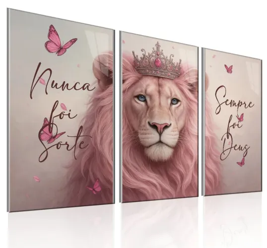 QUADROS DECORATIVOS LEÃO PARA SALA QUARTO