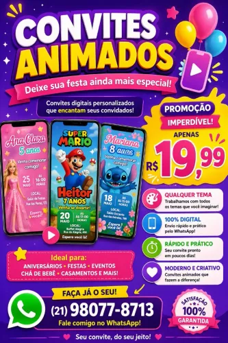 Convite animado