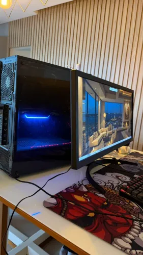 ? PC Gamer e Profissional + Monitor Ultrawide| Roda Tudo + Teclado Mecânico Gamer de Brin