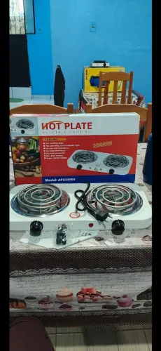Fogão elétrico 2 boca branco novos 110v
