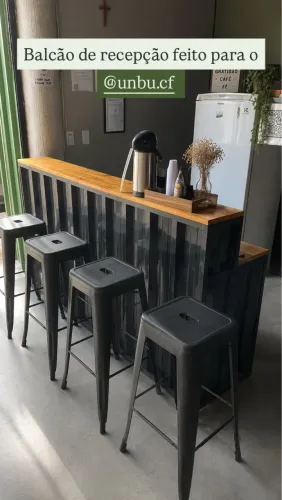 Balcão de atendimento/recepção industrial 