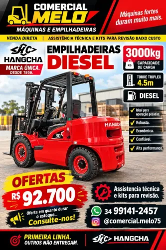 Empilhadeiras fortes duram muito mais