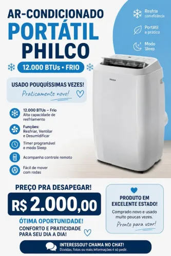 Vendo ar condicionado philco