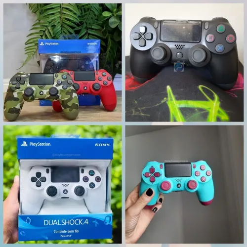 Controle ps4 novo na garantia 