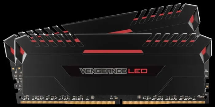 CORSAIR - Vengeance LED vermelho 32GB (2 x 16GB) 288 pinos DDR4 SDRAM 3000mhz latência 15