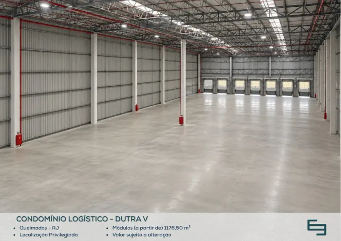 Galpão para alugar em Queimados/RJ com 2.353,01 m² e 14 docas