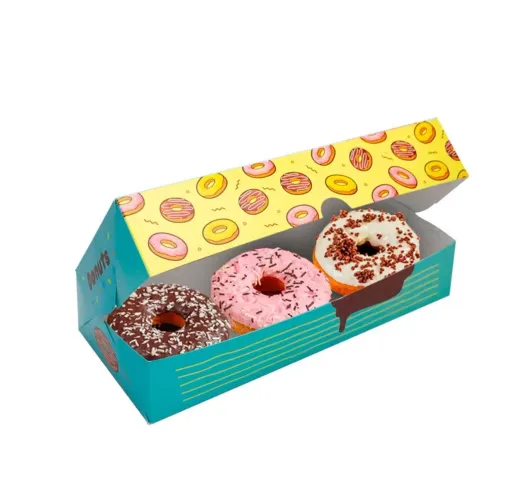 Embalagem para Donuts - Trio