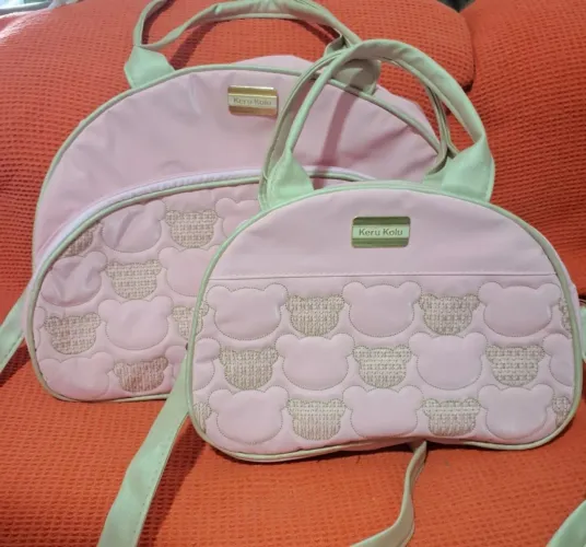 Kit maternidade mala e bolsa menina
