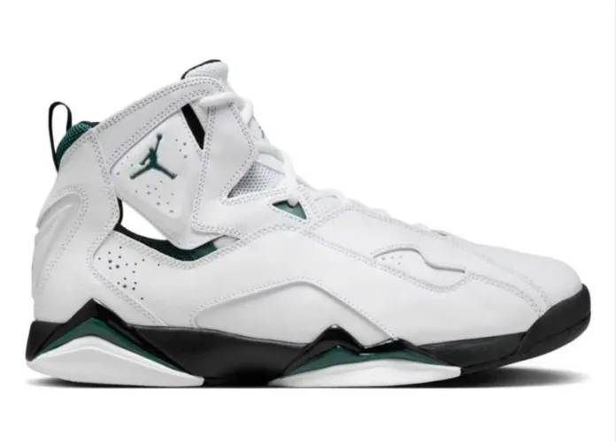 Tênis Jordan True Flight Masculino "Branco Preto Verde Oxidado"