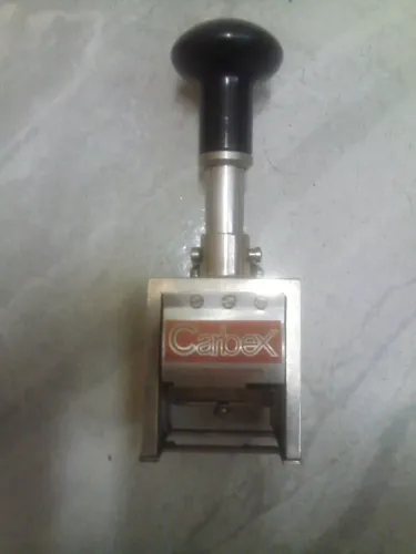 Carimbo Inox Numerador Carbex 